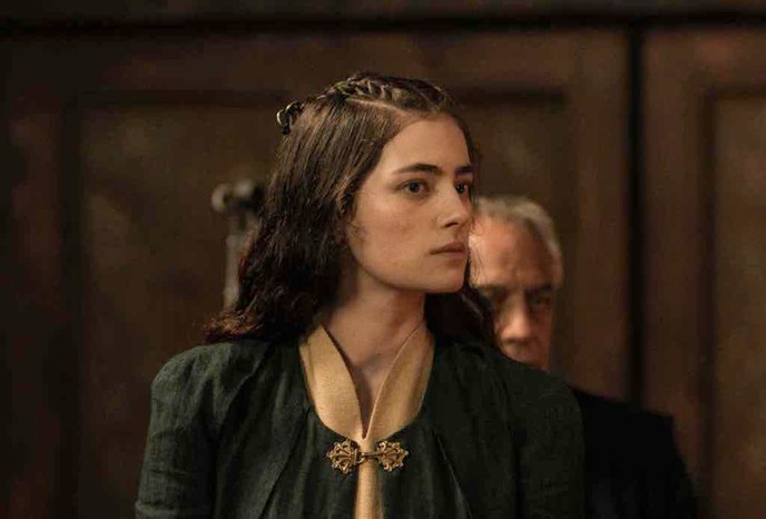 Millie Brady as Aethelflaed in series four of 'The Last Kingdom'. (Image by Carnival/adrienn szabo/Netflix) Millie Brady as Aethelflaed in series four of 'The Last Kingdom'. (Image by Carnival/adrienn szabo/Netflix)