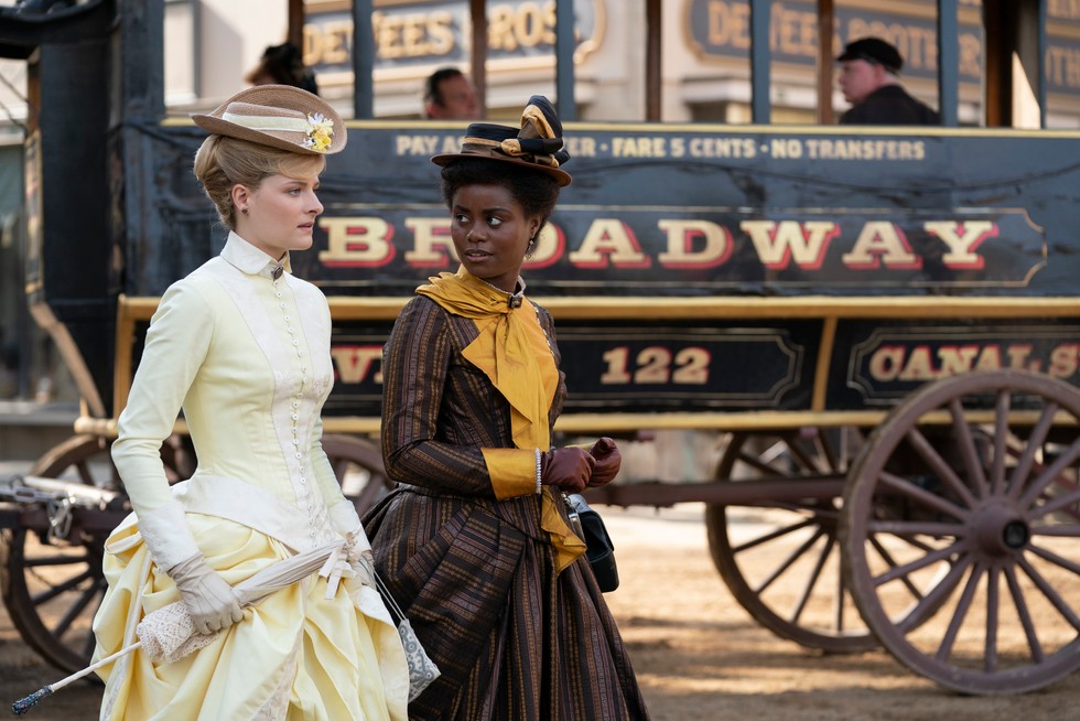Louisa Jacobson as Marian Brook & Denée Benton as Peggy Scott. (Image by Alison Cohen Rosa © 2021 Heyday Productions, LLC and Universal Television LLC)