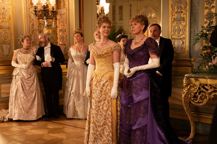 The Gilded Age Cynthia Nixon as Ada Brook & Christine Baranski as Agnes Van Rhijn. (Image by Alison Cohen Rosa © 2021 Heyday Productions, LLC and Universal Television LLC)