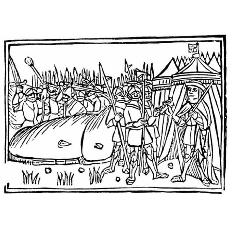 Illustration shows James IV ceding his crown following defeat at the battle of Flodden. (Picture by Pictorial Press Ltd / Alamy Stock Photo) Illustration shows James IV ceding his crown following defeat at the battle of Flodden. (Picture by Pictorial Press Ltd / Alamy Stock Photo)