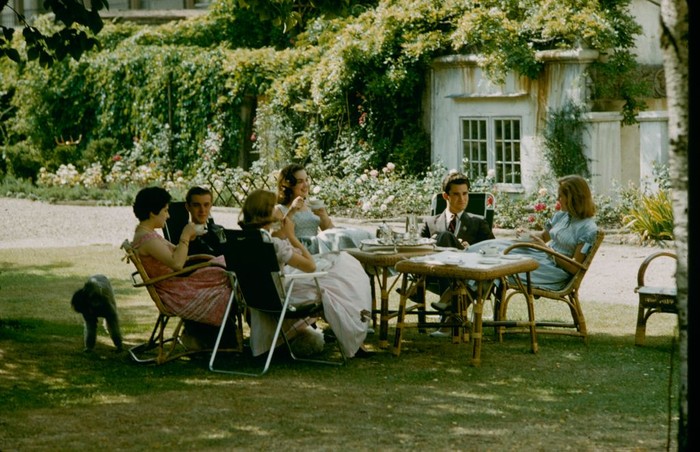 The Season People socializing during the Season event, England, 1957 (Photo by Mark Kauffman/The LIFE Picture Collection via Getty Images)