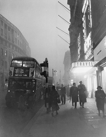View of Haze in London