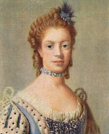 Charlotte of Mecklenburg-Strelitz strove to recreate her loving childhood and oversaw the creation of gardens, cottages and menageries. (Photo by The Print Collector/Getty Images) Charlotte of Mecklenburg-Strelitz
