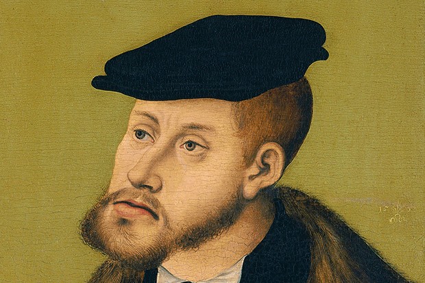 Holy Roman Emperor Charles V had a pronounced Habsburg jaw (Photo by Getty) Portrait of Holy Roman Emperor Charles V, showing his pronounced Habsburg jaw