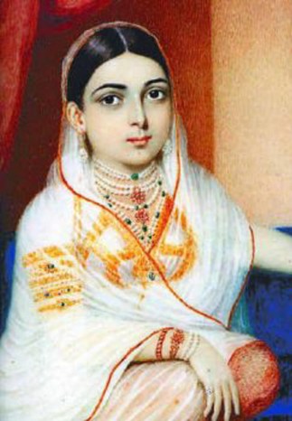 Portrait of Khair-un-nissa, a young 18th-century Muslim woman Portrait of Khair-un-nissa, a young 18th-century Muslim woman