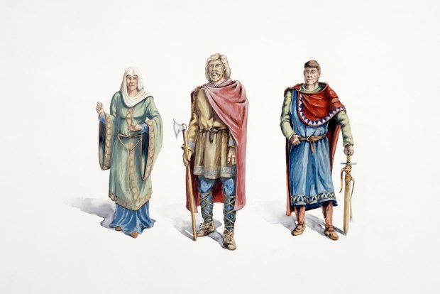 Anglo-Saxon thegns (Alamy) Anglo-Saxon thegns