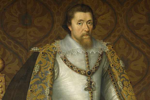 Portrait of James I