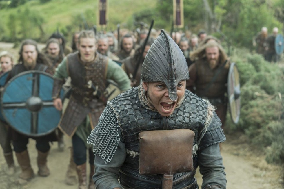 Alex Hogh Andersen as Ivar the Boneless in series five of 'Vikings'. (Image by History Channel / courtesy Everett Collection/Alamy) Alex Hogh Andersen as Ivar the Boneless