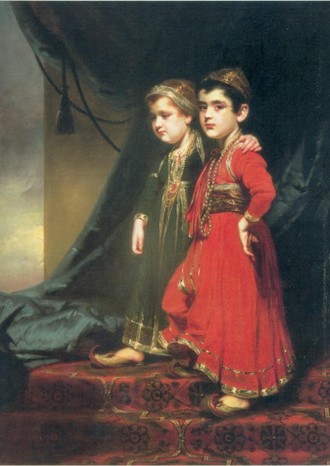 A portrait of William Kirkpatrick and Catherine Aurora 'Kitty' Kirkpatrick, c1805. (Image by Alamy) A portrait of William Kirkpatrick and Catherine Aurora 'Kitty' Kirkpatrick, c1805