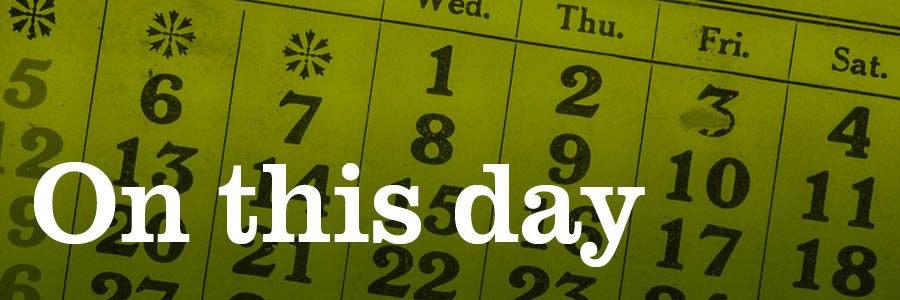 On this day banner On this day banner