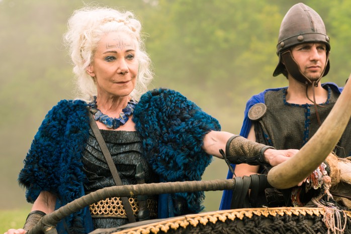 Zoe Wanamaker as Queen Antedia in Britannia (Photo courtesy of Sky UK Ltd) Zoe Wanamaker as Queen Antedia in Britannia