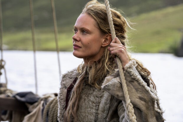 Freydis Eiriksdottir in Vikings Valhalla (Photo by BERNARD WALSH/NETFLIX) Freydis Eiriksdottir in Vikings Valhalla