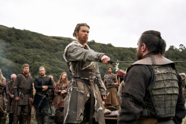Leif Erikson in Vikings Valhalla (Photo by Bernard Walsh/Netflix) Leif Erikson in Vikings Valhalla