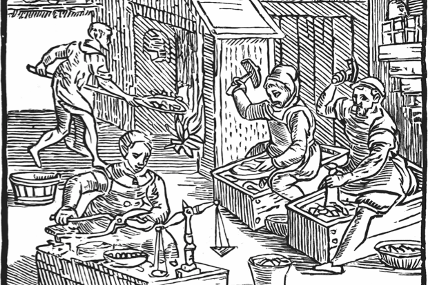 A 16th-century woodcut of real coinmakers at work. The Cragg Vale gang clipped the edges of coins and used the shavings to make fake ones (Photo by Universal History Archive/Getty Images) A 16th-century woodcut of real coinmakers at work. The Cragg Vale gang clipped the edges of coins and used the shavings to make fake ones (Photo by Universal History Archive/Getty Images)